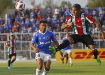 Palestino vs La U. Foto: Redgol