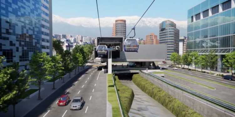 US$ 80 millones en 3,4 kilómetros: proyecto en Chile es aprobado y beneficiará hasta 6.000 personas por hora - Foto: La Tercera