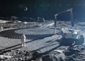 Científicos japoneses quieren construir un anillo de 11.000 kilómetros alrededor de la Luna que podría cambiar la historia de la humanidad - Foto: Arch Daily