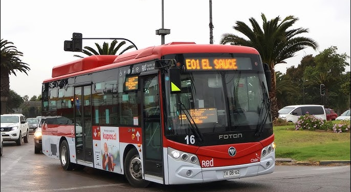 $5.000 millones son invertidos y 55 buses cambiarán la vida de 600 mil personas en Chile - Foto: Youtube