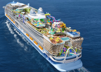 365 metros de largo, 20 pisos y 250.800 toneladas: así es el megabarco más grande que el Titanic que navegará por primera vez - Foto: Vacationstogo