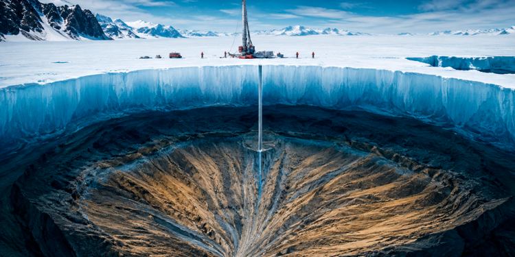 Una estructura que permaneció oculta durante millones de años es descubierta bajo el hielo de la Antártida - Foto: La Republica
